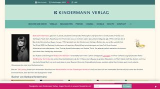 
                            10. Barbara Kindermann – Kindermann Verlag