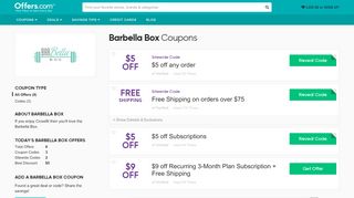 
                            10. Barbella Box Coupons & Promo Codes 2019: 5% off