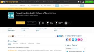 
                            10. Barcelona Graduate School of ... | Top Universities