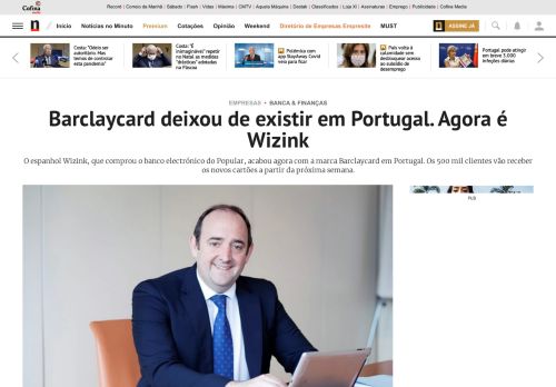 
                            7. Barclaycard deixou de existir em Portugal. Agora é Wizink - Banca ...