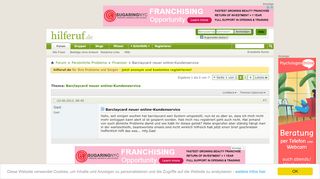 
                            10. Barclaycard neuer online-Kundenservice - hilferuf.de