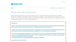 
                            2. Barclays alimenta le tue ambizioni - Banca Barclays