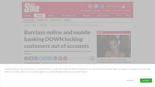 
                            10. Barclays bank: Online banking login problems reported in UK | Daily ...