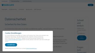 
                            8. Barclays - Datensicherheit