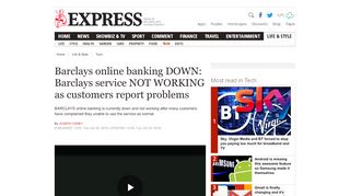 
                            11. Barclays online banking down: Barclays service not working as ...