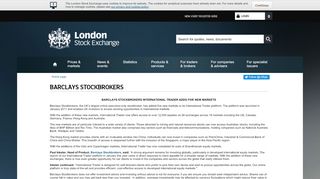 
                            6. Barclays Stockbrokers - London Stock Exchange