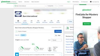 
                            12. Bare International Mystery Shopper Reviews | Glassdoor