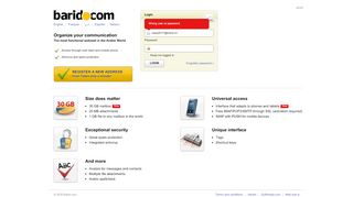 
                            11. Barid.com: Login