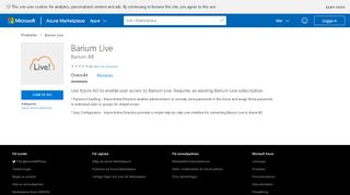 
                            10. Barium Live - Azure Marketplace - Microsoft