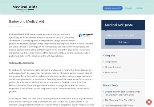 
                            8. Barloworld Medical Aid - Medical Aids In South Africa