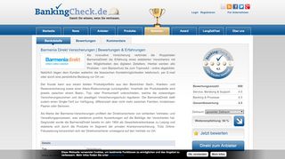 
                            8. Barmenia Direkt Versicherungen | BankingCheck.de