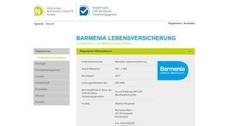 
                            13. Barmenia Lebensversicherung a. G.