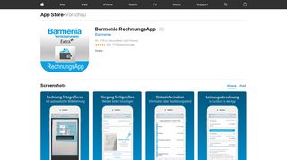 
                            8. Barmenia RechnungsApp im App Store - iTunes - Apple