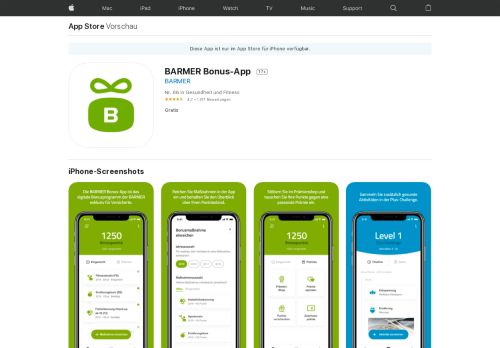 
                            12. BARMER Bonus-App im App Store - iTunes - Apple