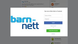 
                            5. Barn-Nett - eBarnehage tilfredsstiller GDPR og sikrer... | Facebook