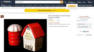 
                            10. Barn & Silo Mail Pouch Salt & Pepper Shakers by IWDSC: Amazon.ca ...
