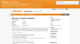 
                            6. Barnvakt / extrajobb, Falköping | Jobbsafari
