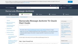 
                            5. Barracuda Message Archiver Vx Quick Start Guide | Barracuda Campus