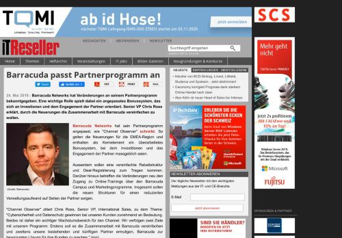 
                            13. Barracuda passt Partnerprogramm an - IT Reseller