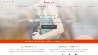 
                            8. Barre Classes at Bethesda Maryland Studio | Official barre3® Studio