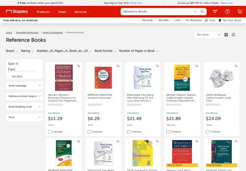 
                            11. BARRONS TEST PREP Reference Books | Staples