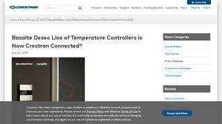 
                            3. Basalte Deseo Line of Temperature Controllers is Now Crestron ...