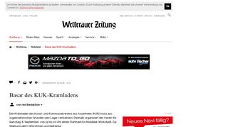
                            10. Basar des KUK-Kramladens | Gießener Allgemeine Zeitung