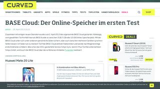 
                            10. BASE Cloud: Der Online-Speicher im ersten Test ⊂·⊃ CURVED.de