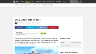 
                            12. BASE Cloud: Was ist das? – GIGA