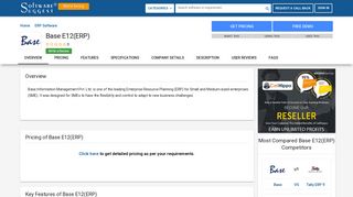
                            6. Base E12(ERP) - Pricing, Reviews, Alternatives and Competitor in ...