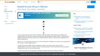 
                            8. Base64 Encode String in VBScript - Stack Overflow