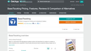 
                            13. Base7booking Pricing, Features, Reviews & Comparison of ...