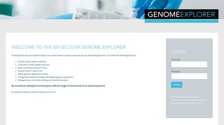 
                            7. BaseClear Genome Explorer