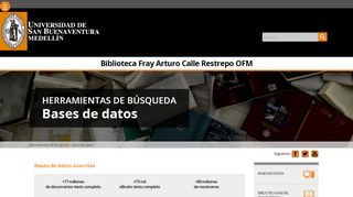 
                            6. Bases de datos, Herramientas de búsqueda ... - Bibliotecas USB