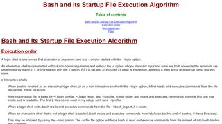 
                            9. Bash and Its Startup File Execution Algorithm - Ron Savage