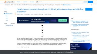 
                            10. bash - How to pass commands through ssh to dd-wrt with a loop using ...