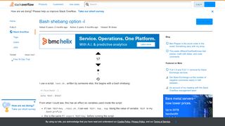 
                            1. Bash shebang option -l - Stack Overflow