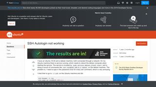 
                            5. bash - SSH Autologin not working - Ask Ubuntu