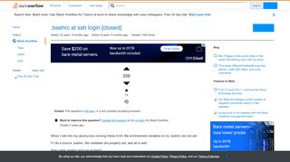 
                            3. .bashrc at ssh login - Stack Overflow