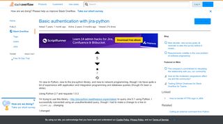 
                            4. Basic authentication with jira-python - Stack Overflow