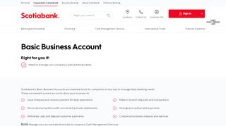 
                            9. Basic Business Account - Scotiabank
