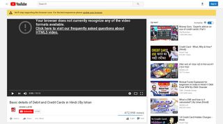 
                            13. Basic details of Debit and Credit Cards in Hindi | By Ishan - YouTube