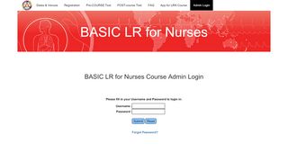 
                            7. BASIC DHS for Nurses Course Admin Login