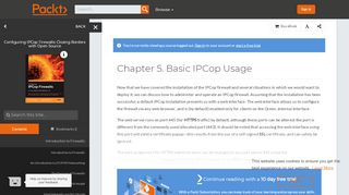 
                            6. Basic IPCop Usage - Configuring IPCop Firewalls: Closing Borders ...