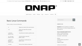 
                            12. Basic Linux Commands - Qnap Singapore NAS Network Attached ...