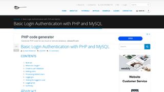 
                            7. Basic Login Authentication with PHP and MySQL - PHPRO.ORG
