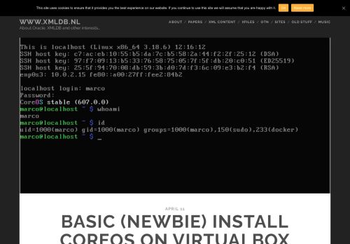 
                            6. Basic (newbie) install CoreOS on VirtualBox – Getting started with ...