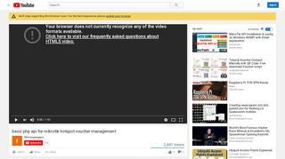 
                            3. basic php api for mikrotik hotspot voucher management - YouTube