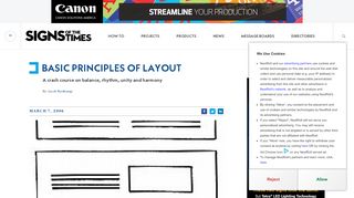
                            6. Basic Principles of Layout - Signs of the Times