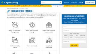 
                            2. Basics of Commodity Trading in India - Angel Broking